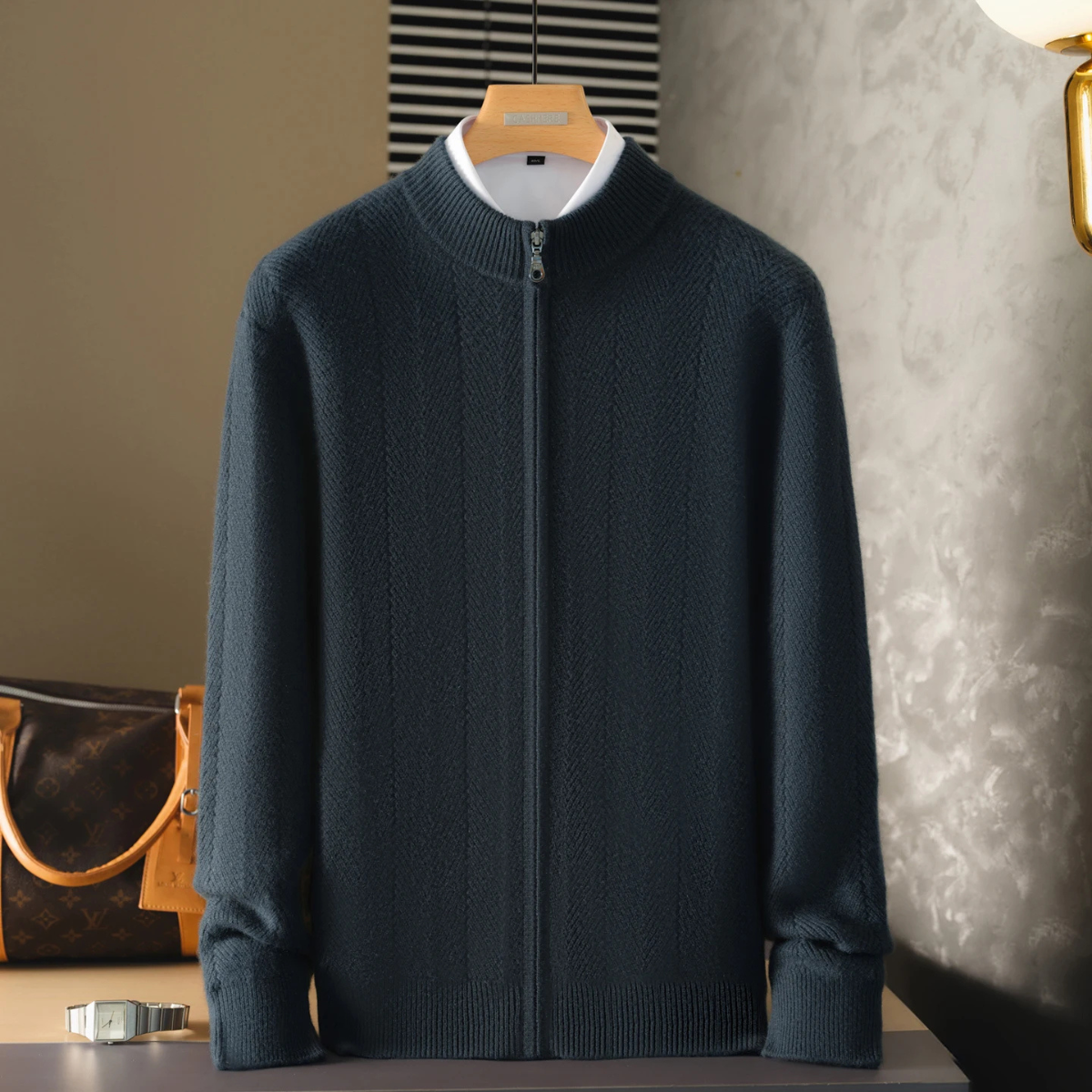 Men's Soft Wool Cardigan