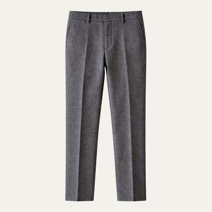 Men's Slim Fit Wool Blend Dress Pants