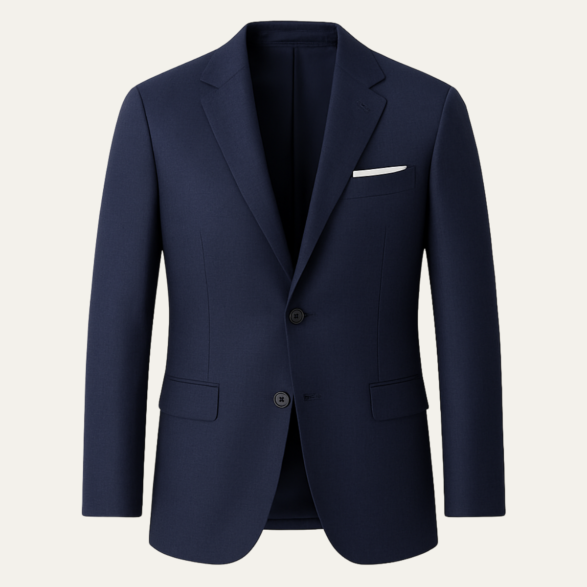 Men's Navy Blue Blazer Suit Two Piece Slim Fit
