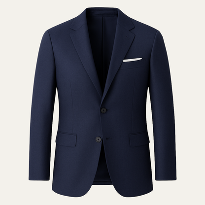 Men's Navy Blue Blazer Suit Two Piece Slim Fit