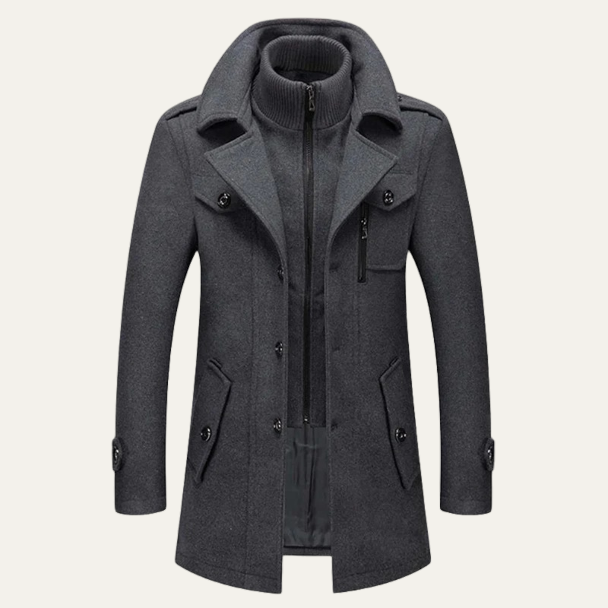 Isernia Men's Smart Winter Zip Jacket - Vonnera