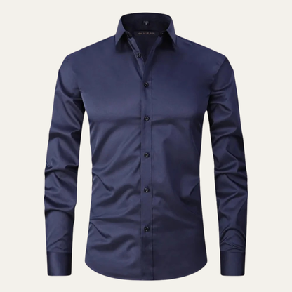 Men's Classic Dress Shirt Button Up Cotton - Vonnera
