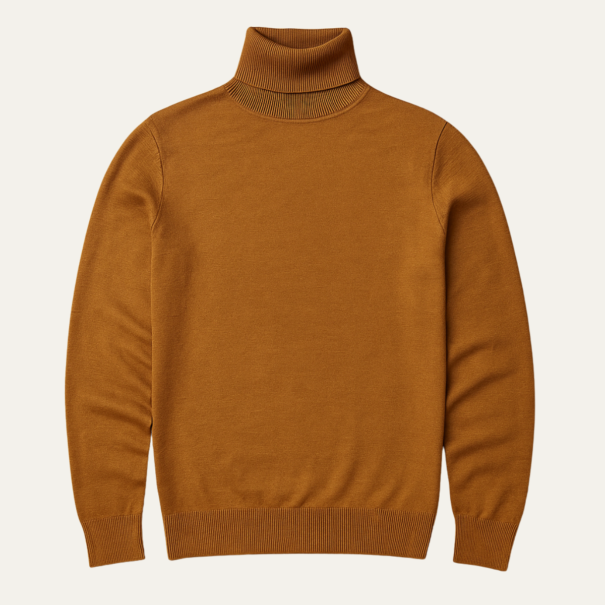 Men's Slim Fit Knitted Turtleneck Sweater - Vonnera