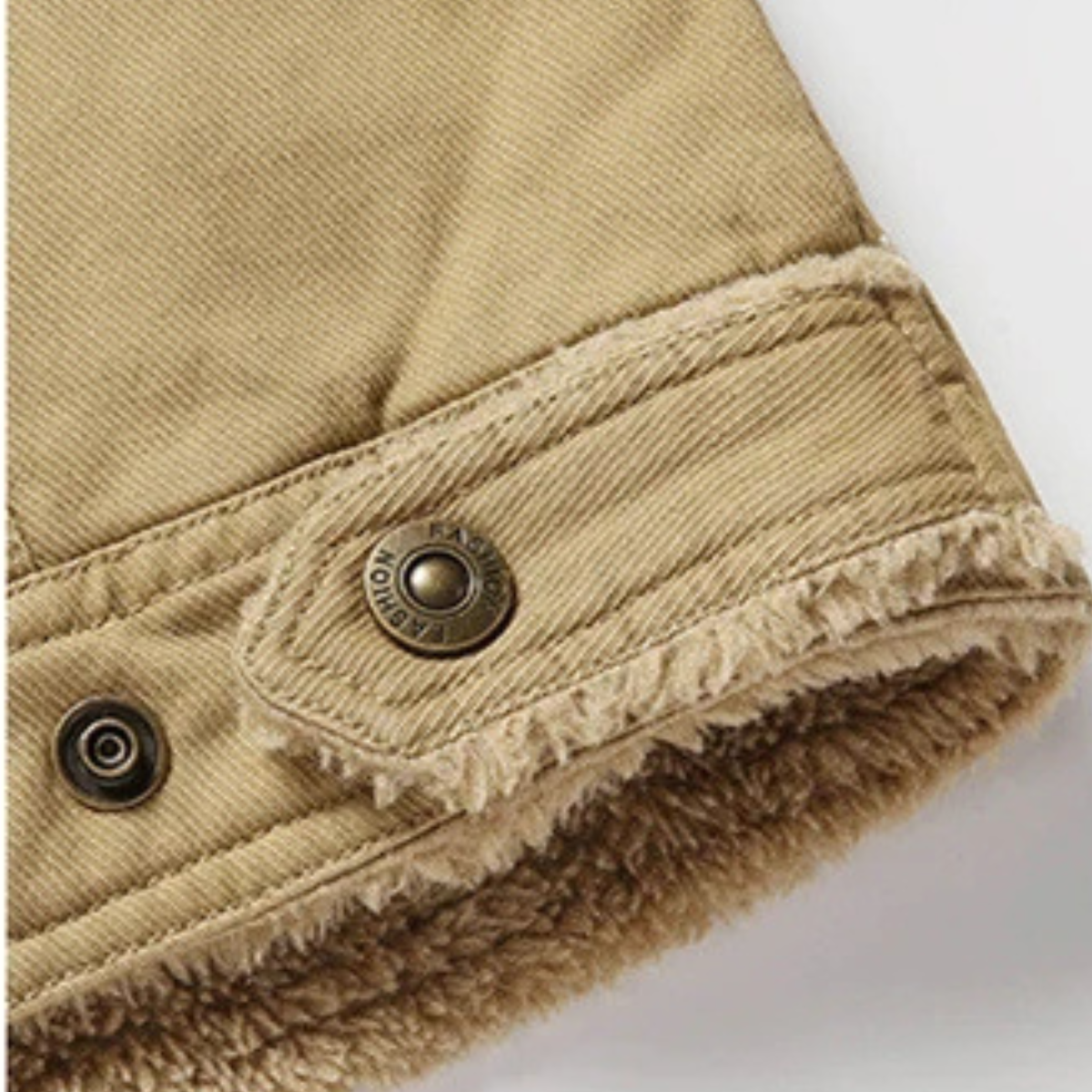Men's Fleece Lined Sherpa Jacket Outdoor Winter Coat