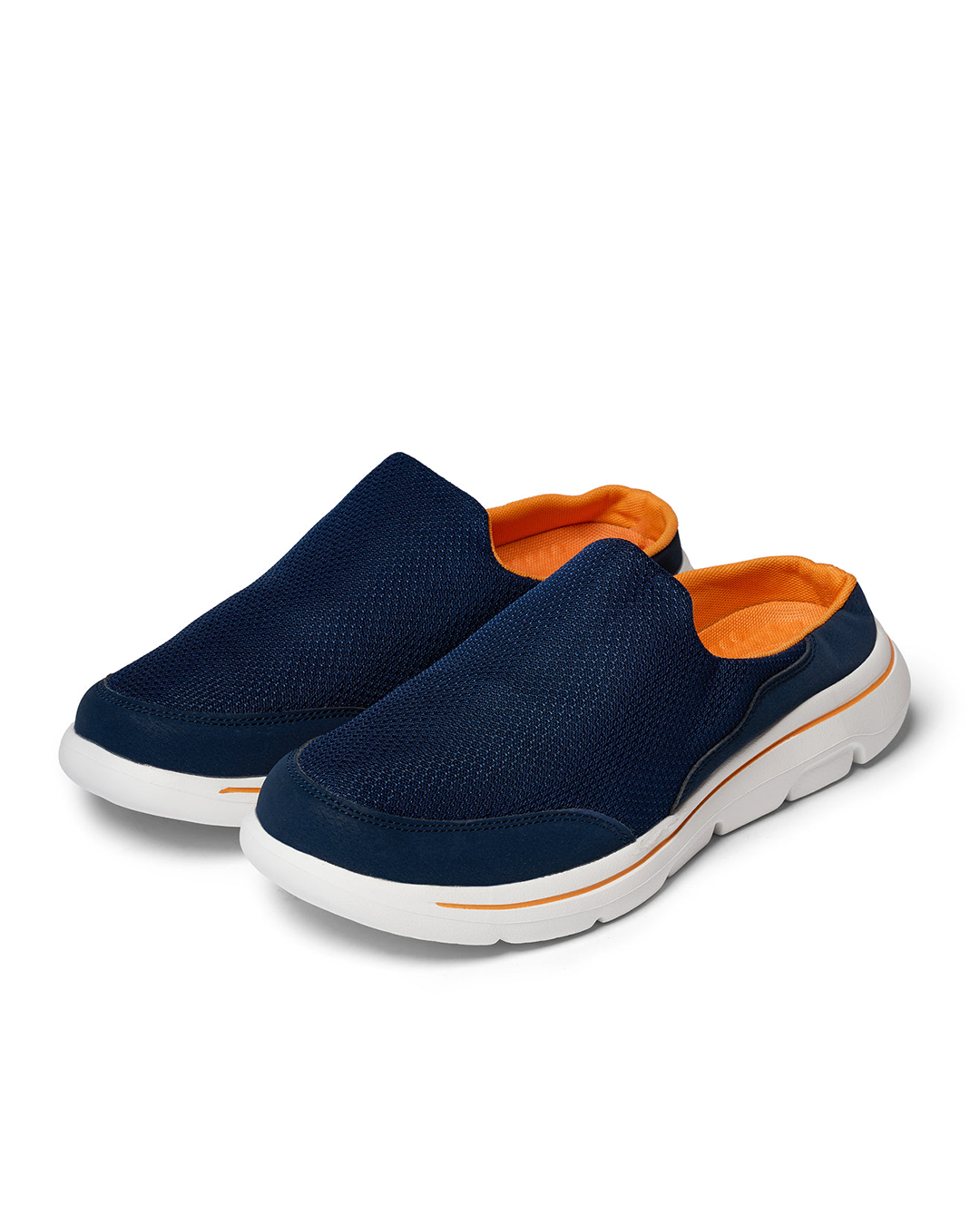 Men's Slip On Mules Closed Toe Black - Vonnera