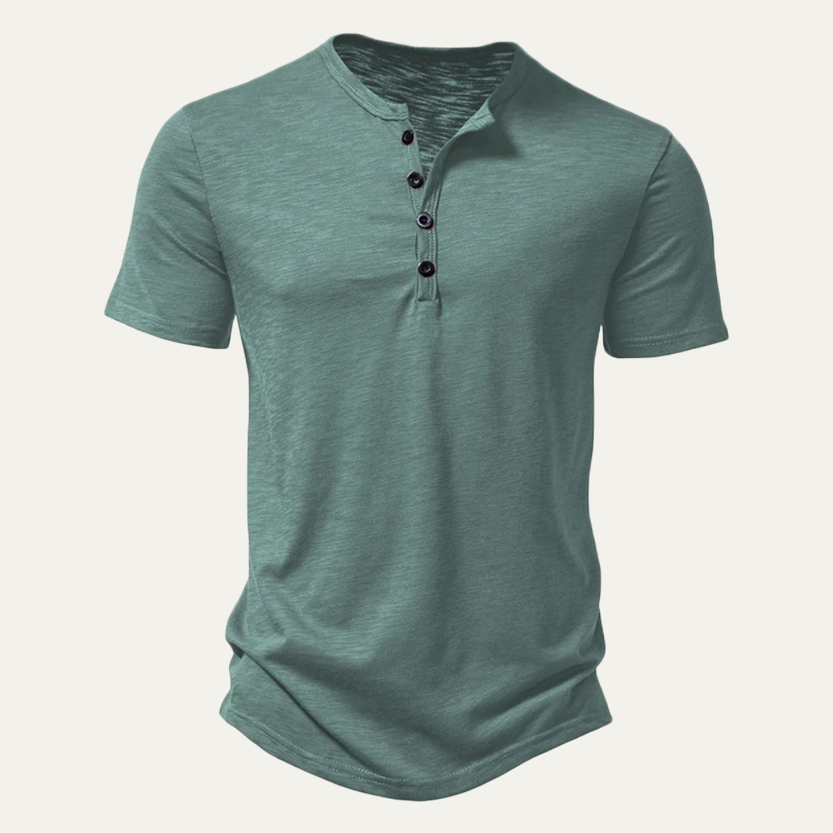 Men's Breathable Henley T Shirt Summer Cotton - Vonnera