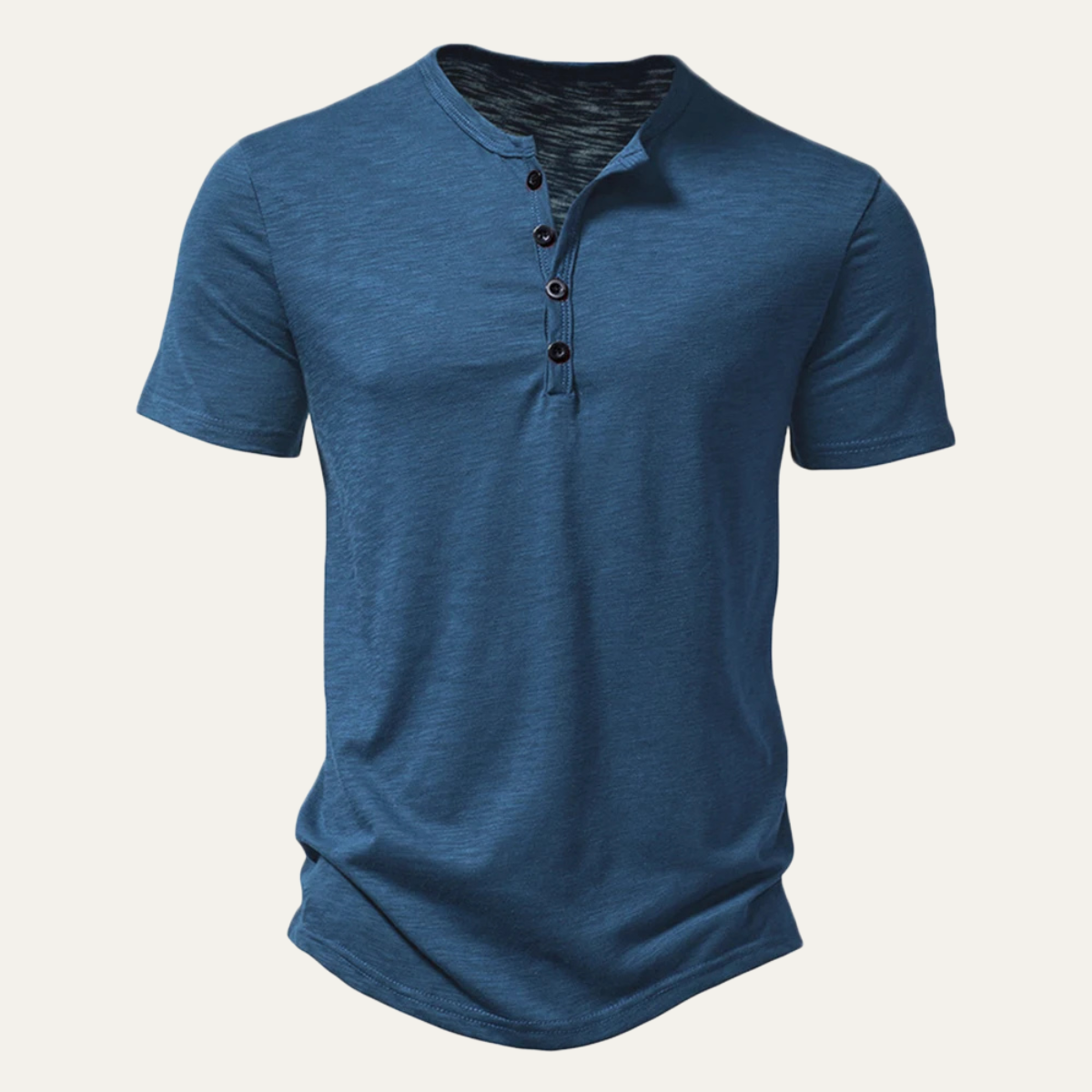 Men's Breathable Henley T Shirt Summer Cotton