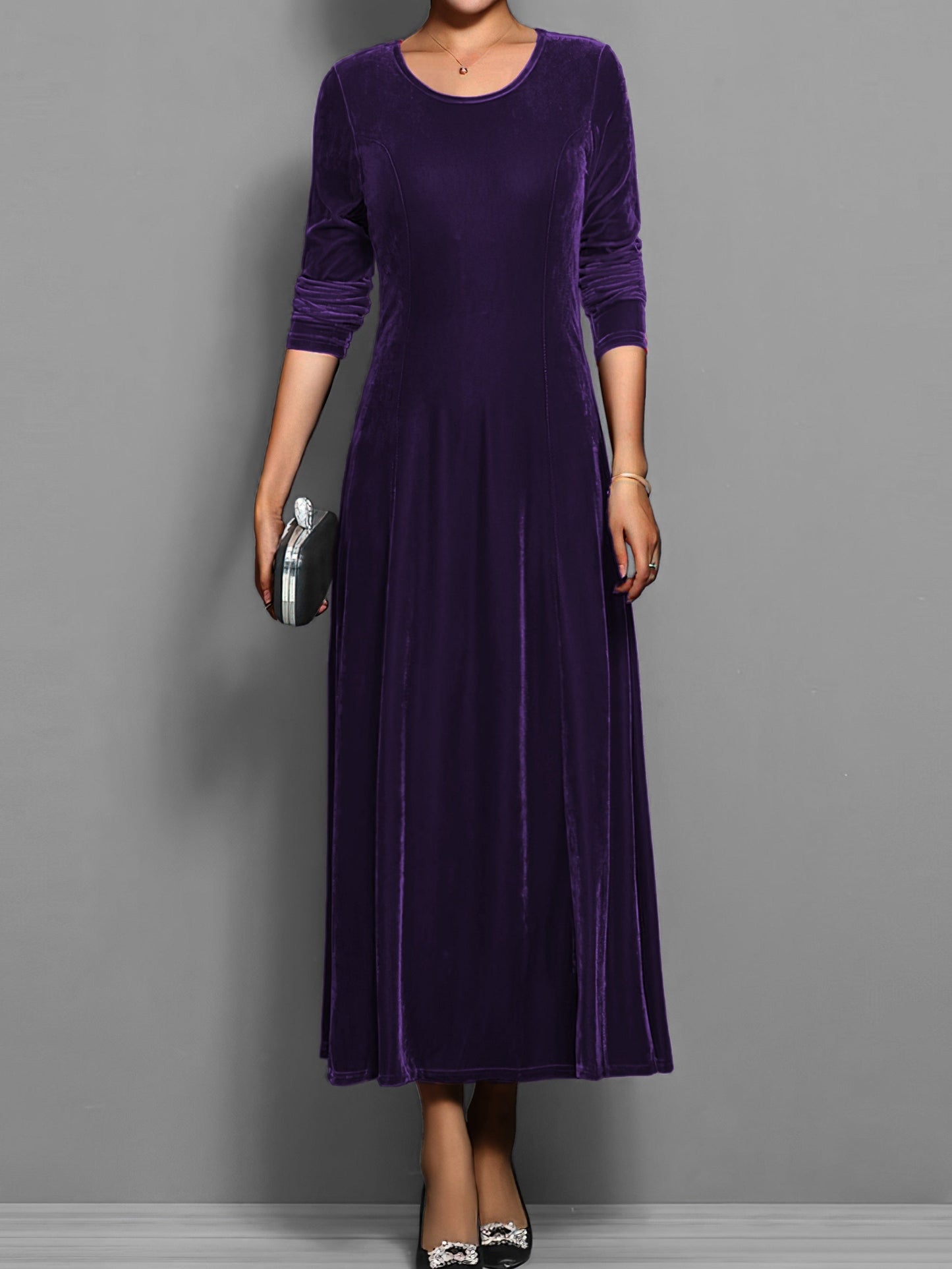 Women's Maxi Dress Long Sleeves
