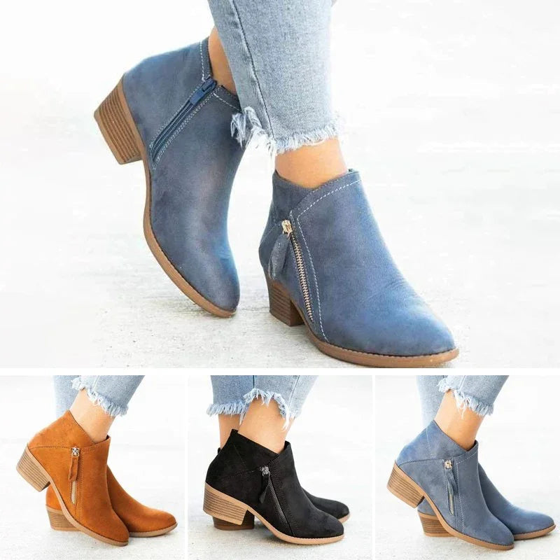 Women's orthopedic leather boots - Vonnera