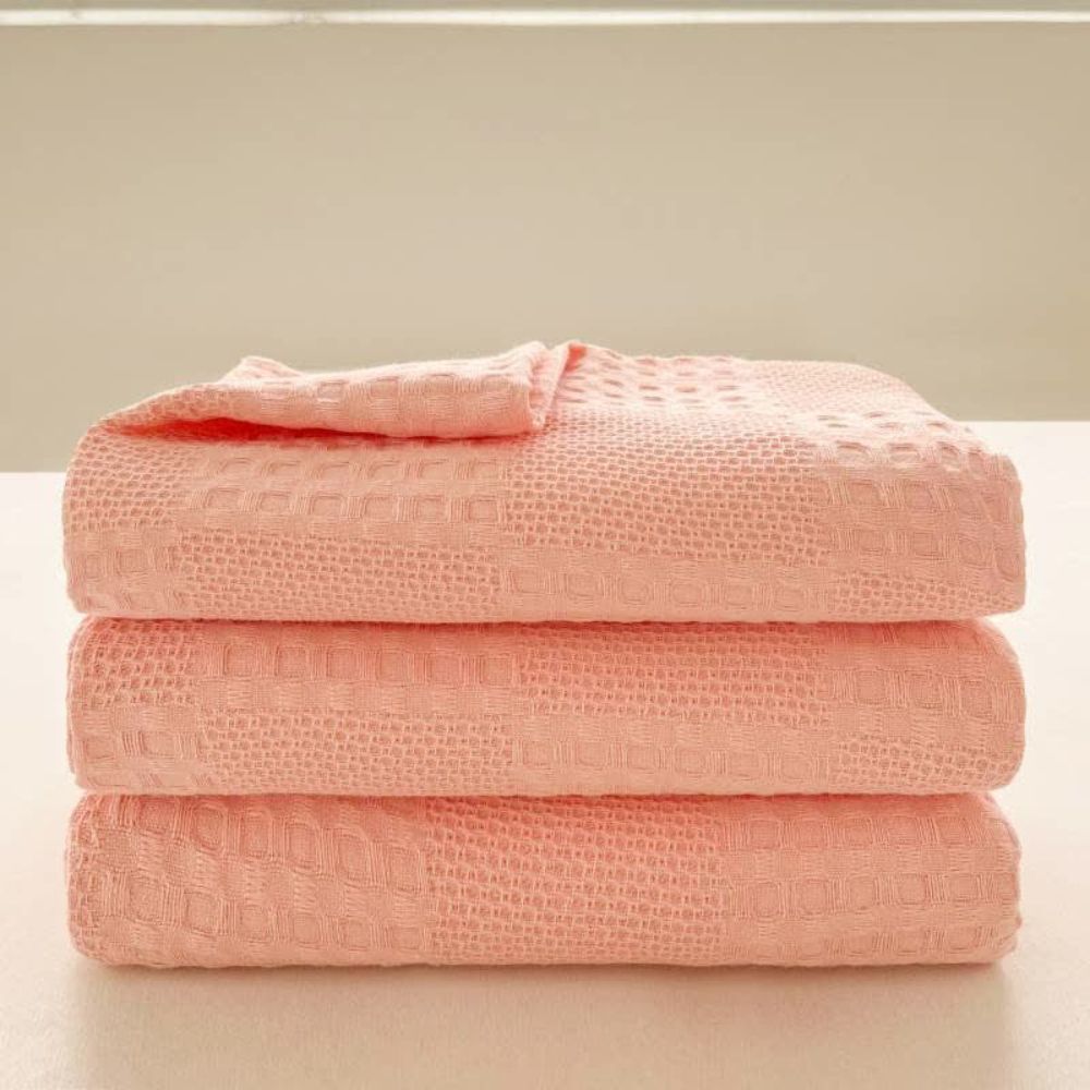 Soft Waffle Weave Blanket