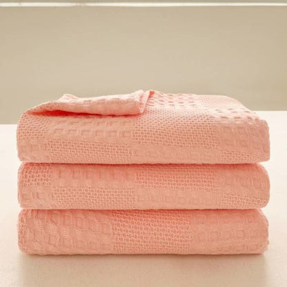Soft Waffle Weave Blanket