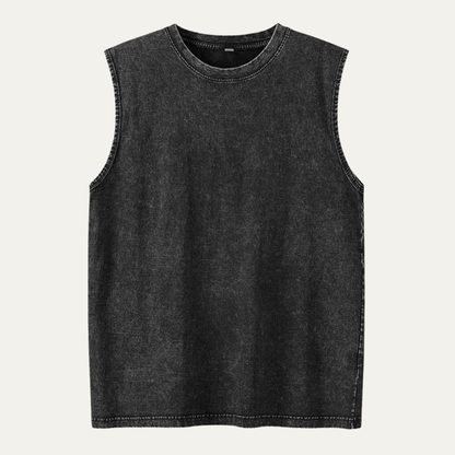 Men's Sleeveless Tank Vintage Washed - Vonnera