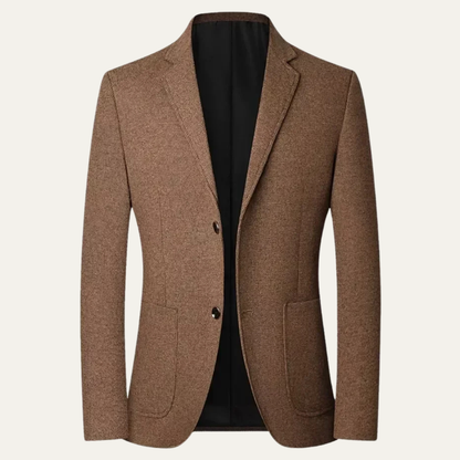 Men's Single Breasted Blazer Smart Casual Navy Blue