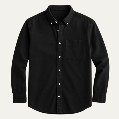 Men's Classic Oxford Dress Shirt Button Up - Vonnera