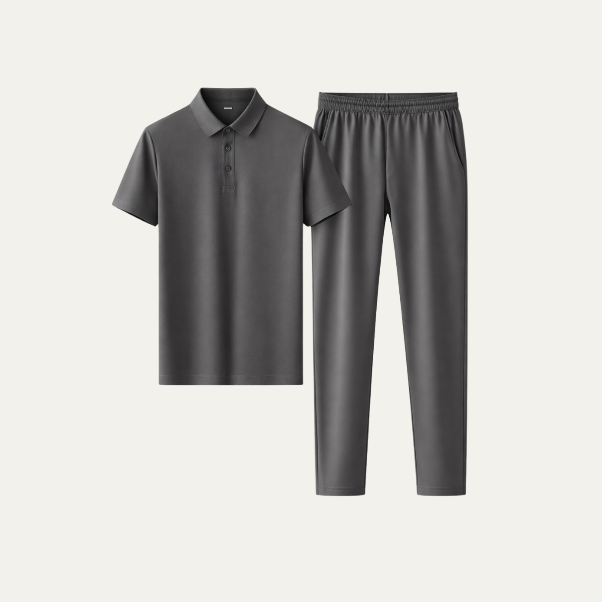 Men's Summer Polo Shirt Set Casual