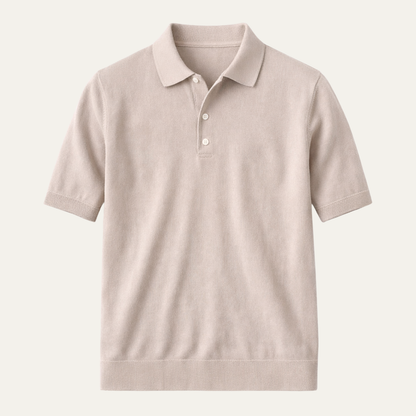 Men's Knitted Polo Shirt Business Casual - Vonnera