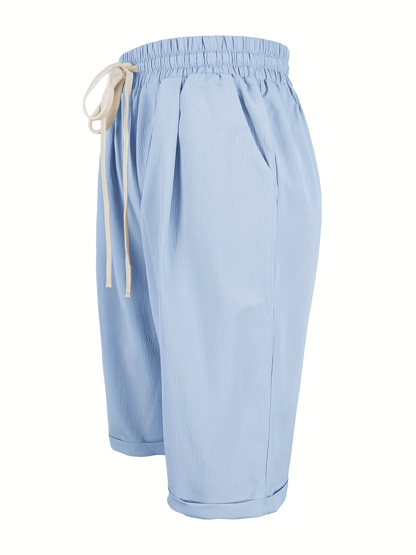 Women's Drawstring Knee Length Shorts