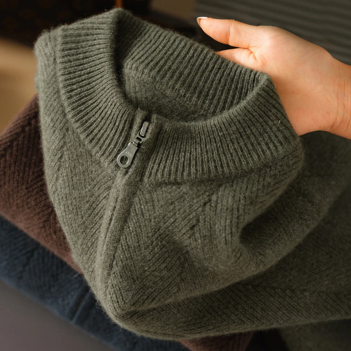Men's Soft Wool Cardigan