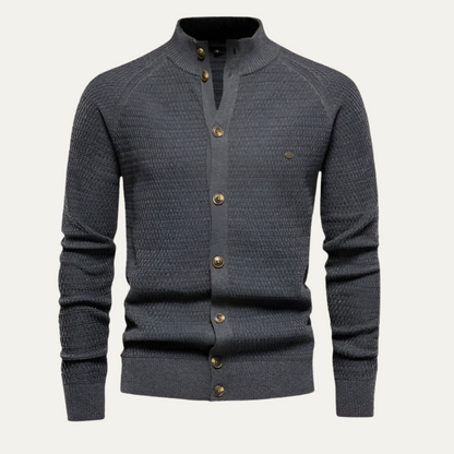 Men's Cotton Cardigan Sweater