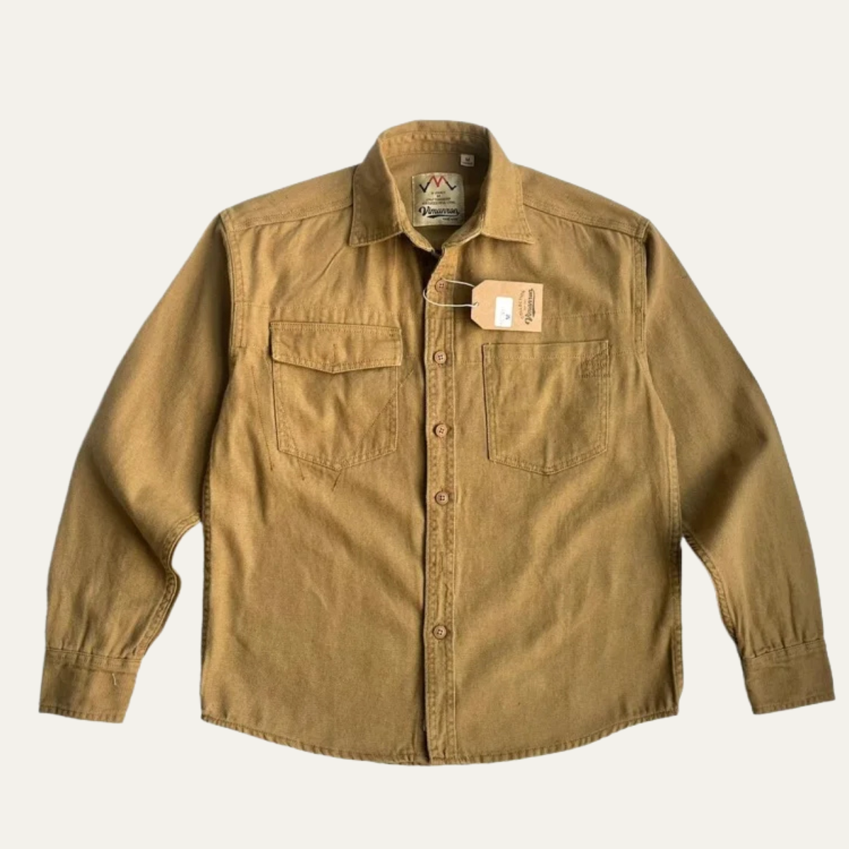 Men's Cotton Canvas Shirt Jacket - Vonnera