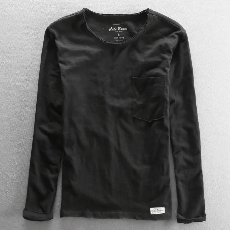 Women's Cotton Crew Neck Long Sleeve