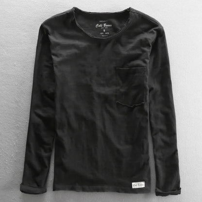 Women's Cotton Crew Neck Long Sleeve