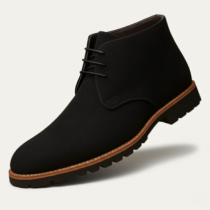 Men's Suede Chukka Boots Rubber Sole Brown - Vonnera