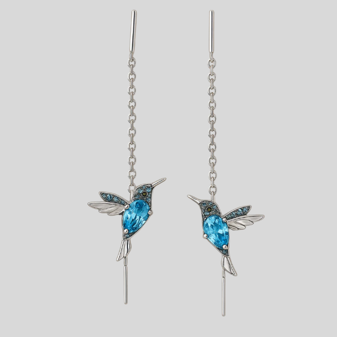 Women's Hummingbird Drop Earrings