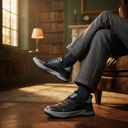 Men's Leather Casual Sneakers