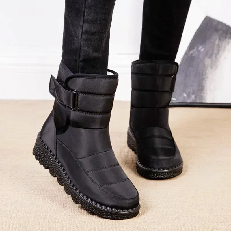 Women's Quilted Mid Calf Boots