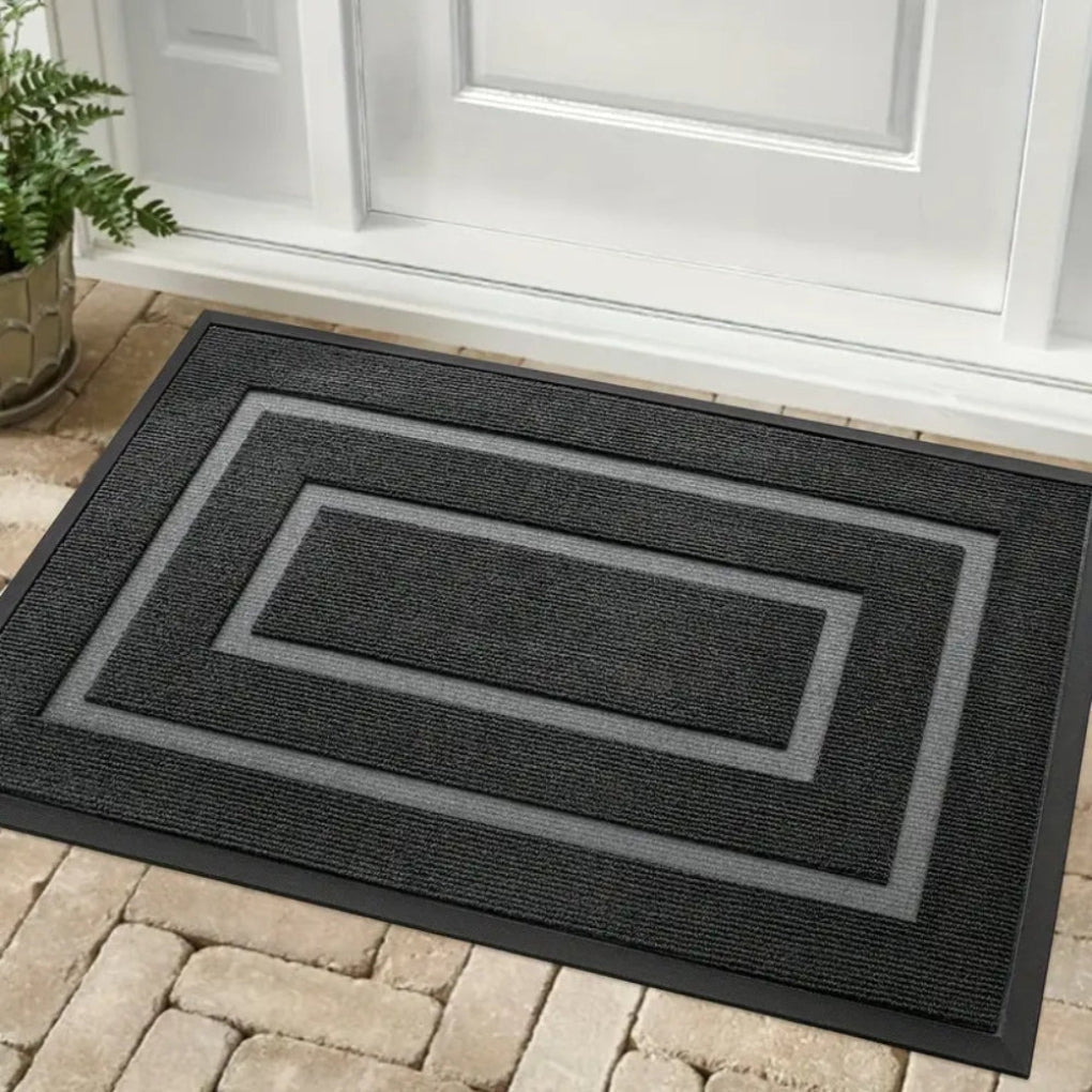 Rubber Door Mat Water-Resistant Durable - Vonnera
