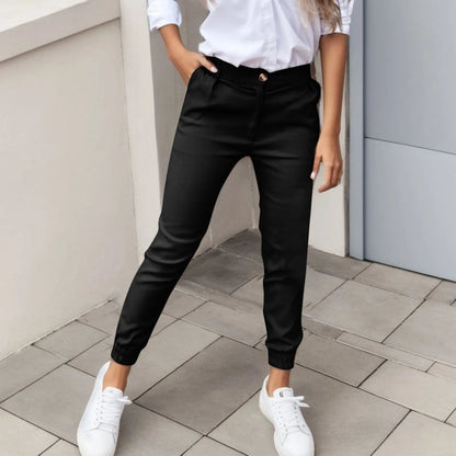 Women's High Waist Workout Pants with Pockets - Vonnera