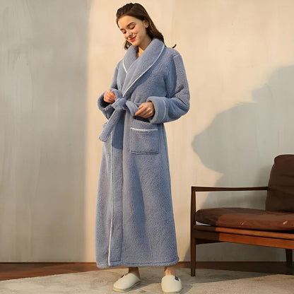 Luxe Fleece Bathrobe Soft Warm Comfortable - Vonnera