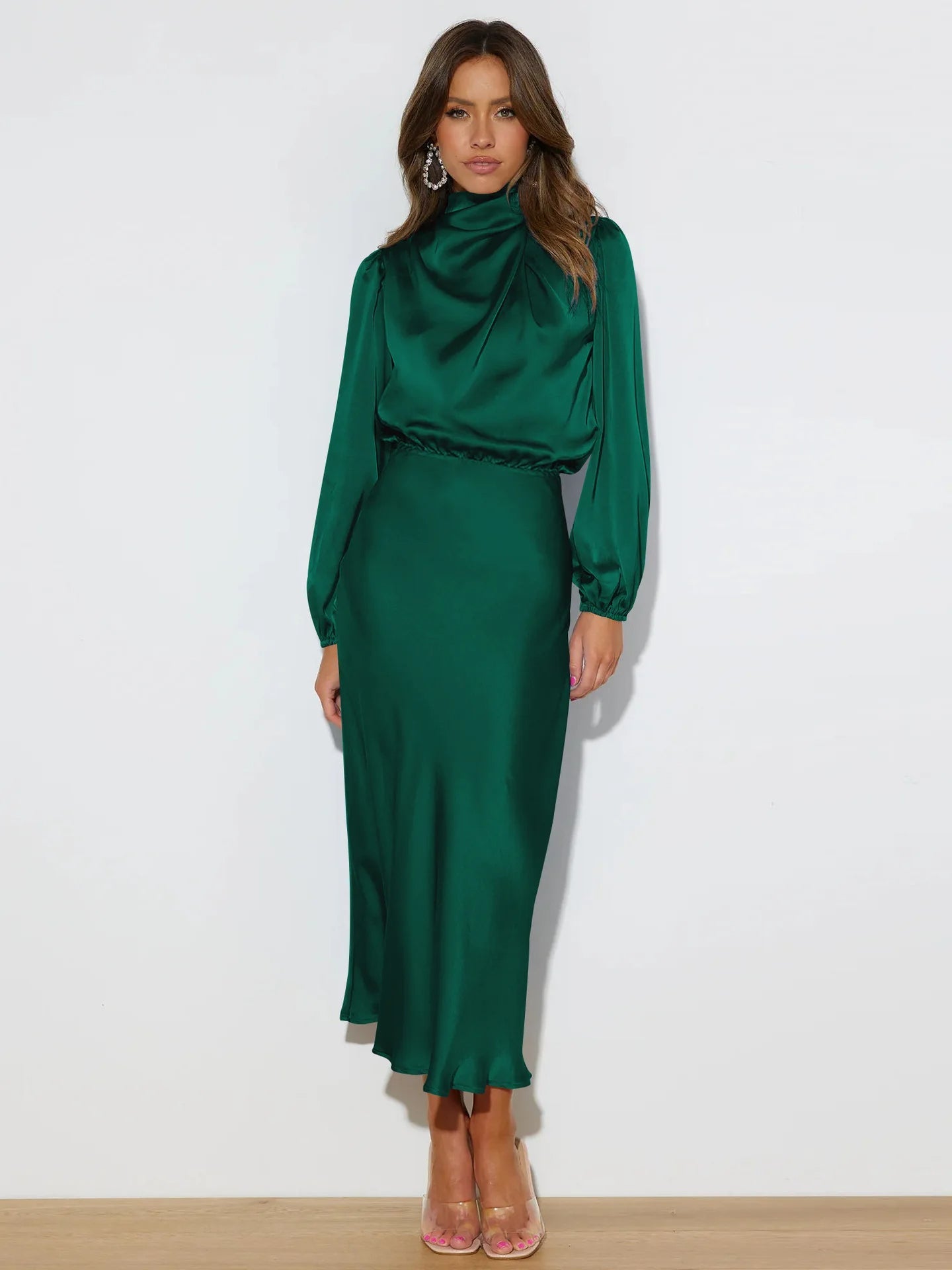 Women's Satin Evening Dress