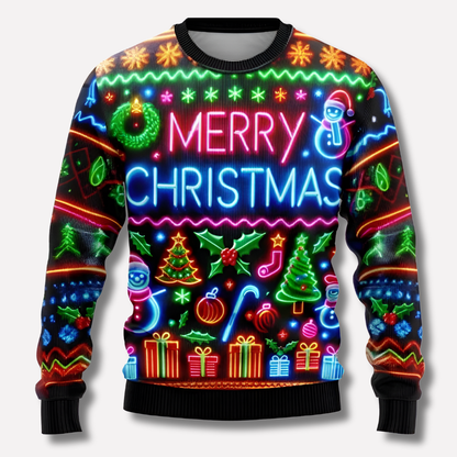 Unisex Neon Christmas Sweater - Vonnera