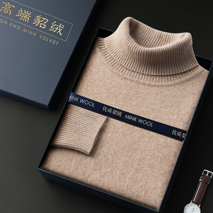 Men's Wool Sweater Soft Knit