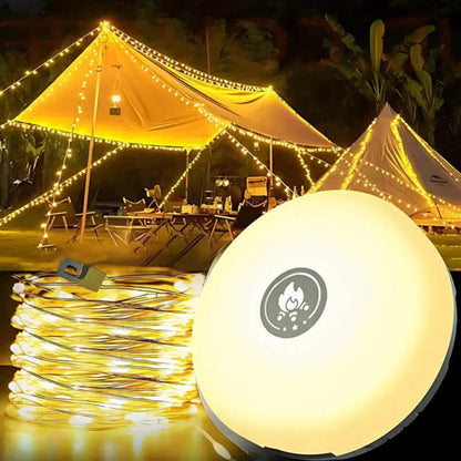 Portable Camping Lantern 4-in-1 Rechargeable LED Light - Vonnera