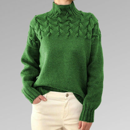 Women's Turtleneck Sweater Soft Warm