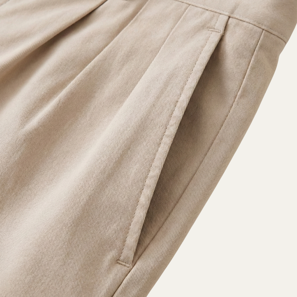 Henwick Men's Linen Shorts Tailored Summer Beige