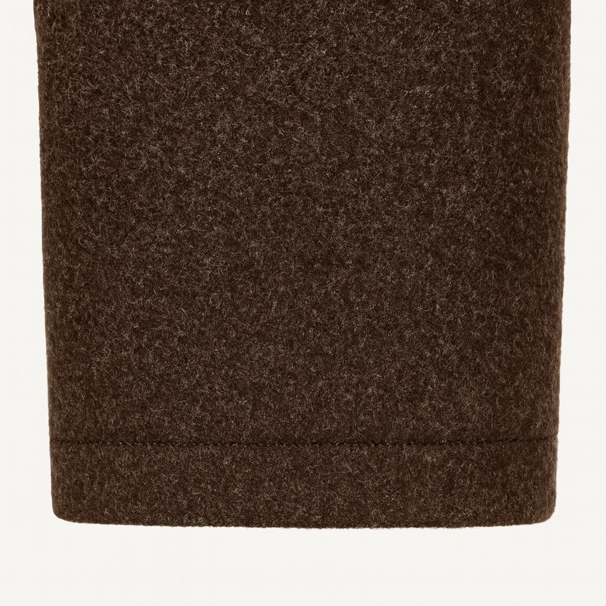 Men's Wool Blend Coat Warm Lining Button Up