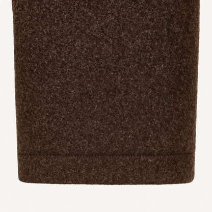 Men's Wool Blend Coat Warm Lining Button Up