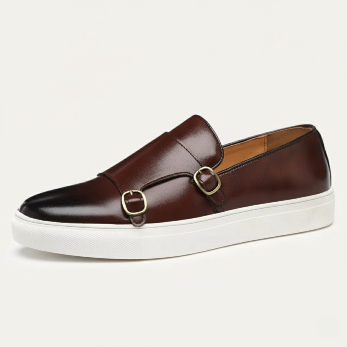 Men's Leather Loafers Modern Brown - Vonnera