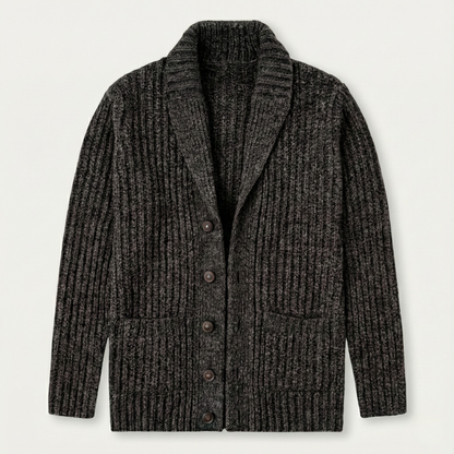 Montpellier Men's Knit Cardigan Shawl Collar Thick