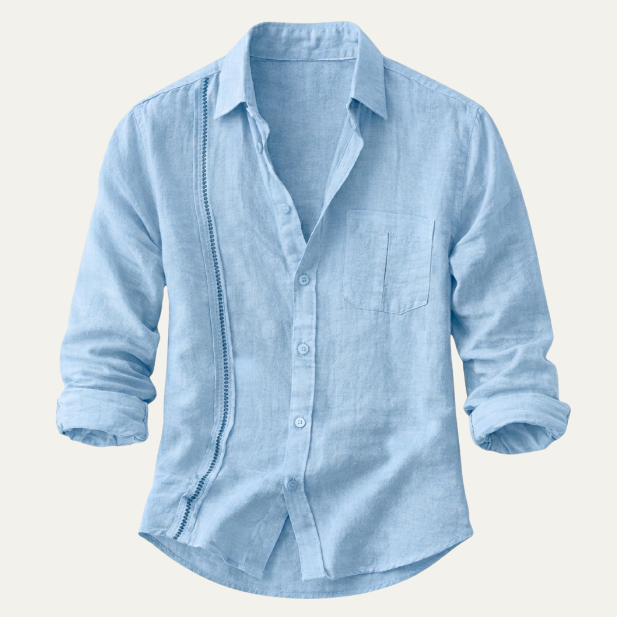 Men's Casual Beach Shirt Button Up