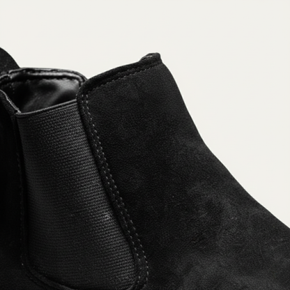 Men's Suede Chelsea Boots Slip On Brown
