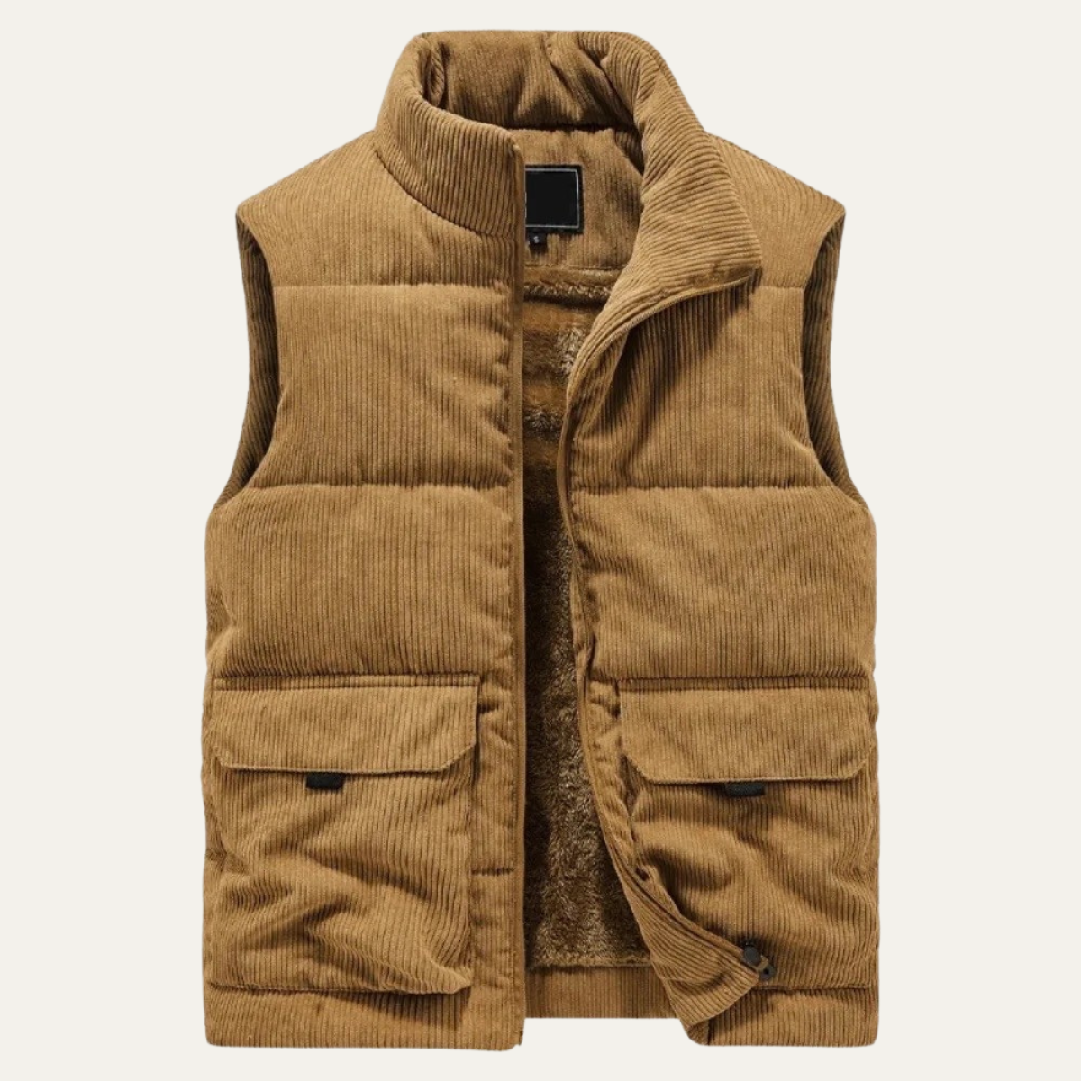 Men's Corduroy Quilted Vest Lightweight - Vonnera