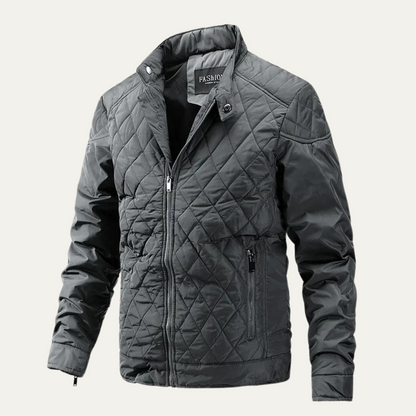 Men's Lightweight Padded Quilted Winter Jacket