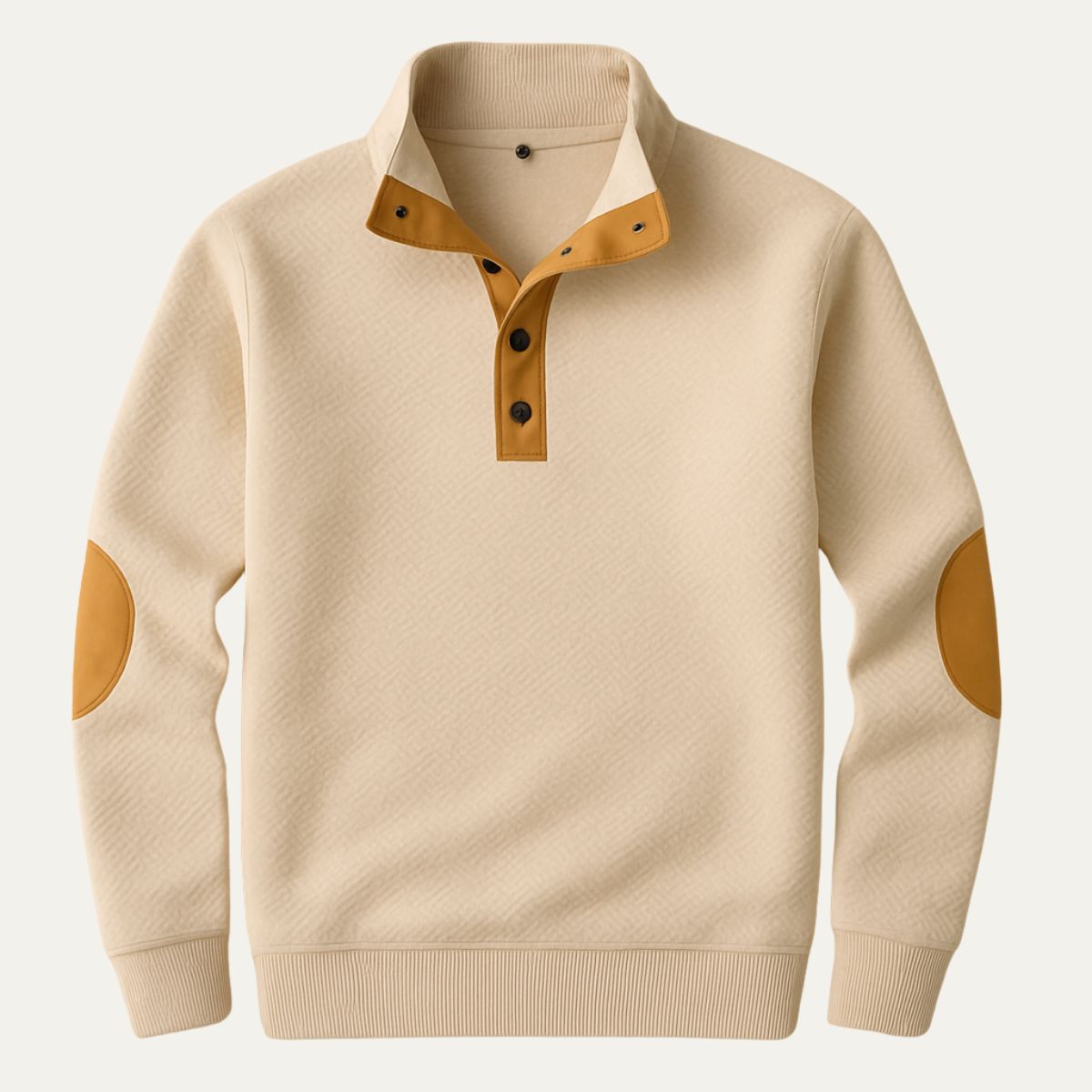 Men's Oxford Quarter Zip Sweater - Vonnera