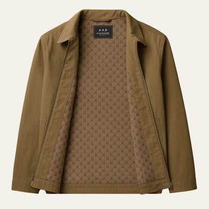 Men's Cotton Harrington Jacket Zip Front