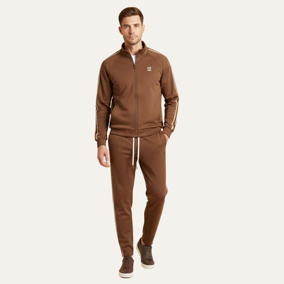 Men's Hoodie Joggers Set Cotton Loungewear Grey